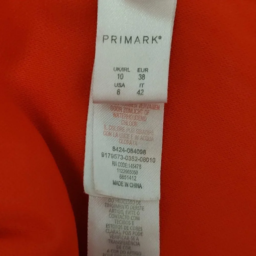 💎Primark Terry Cloth Red One Piece Swimsuit
